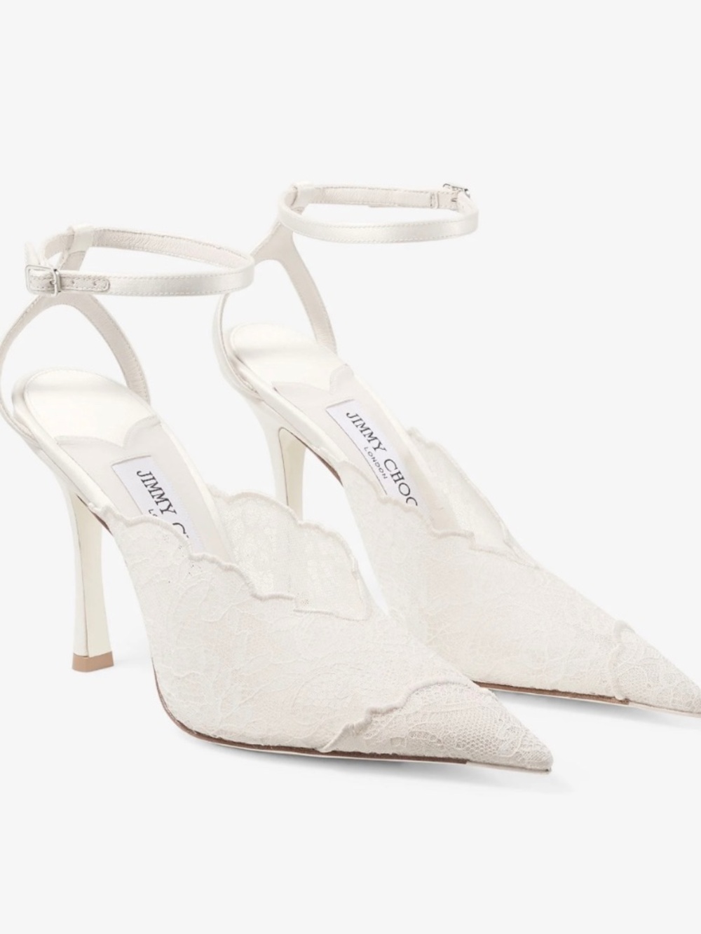 Brand new Jimmy Choo Faiz 100 ivory 39 bridal